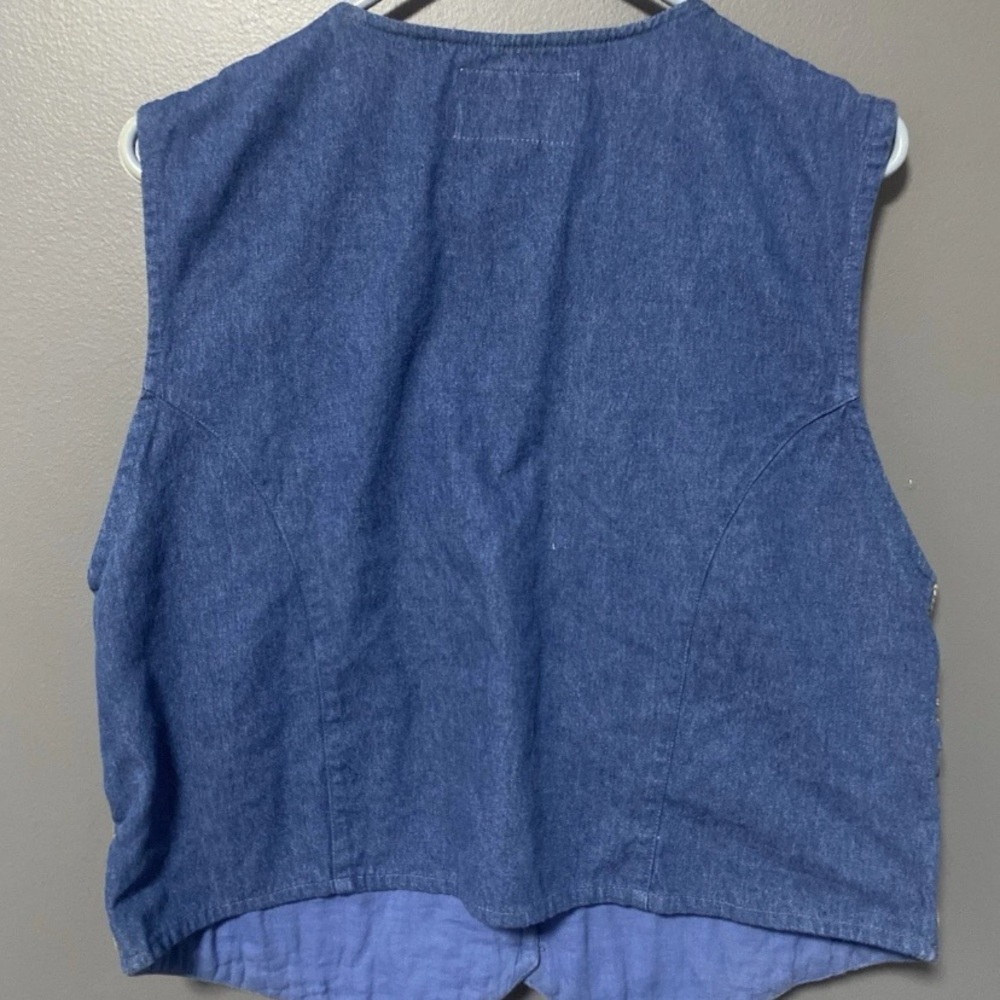 Plaid Patchwork Vest - image 2